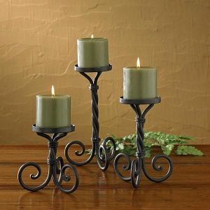 Iron Candle Holder