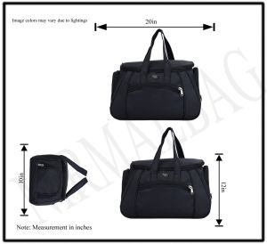 Black Leather Travel Bags