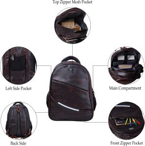 Leather Shoulder Backpack