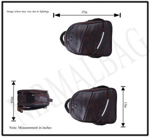 Leather Shoulder Backpack