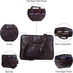 Brown Leather Office Bags