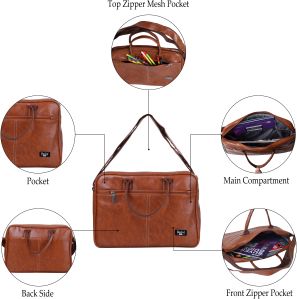 Brown Laptop Bag