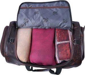 PU Leather Travel Duffle Bag