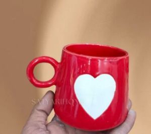 Satyaki Love Mug RED Set of 2