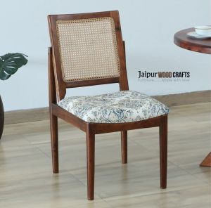 Wood Dining Chair in Scratch Resistant Provincial Teak Finish