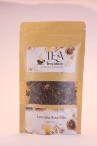 Lavender Rose Mint Green Tea