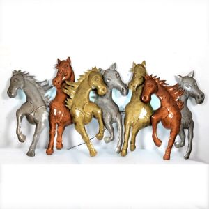 7 Horse LED Panel Wall Decor for Home Decor