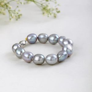 Slate Grey Tranquility Cuff Women Bracelet