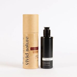 rose sandalwood organic face wash