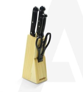 6x1 Kitchen Knife and Scissor Set
