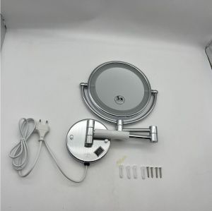 5x Silver LED Magnifying Mirror