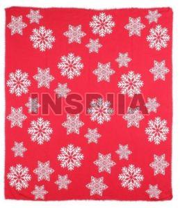 Oekotex Certified / Organic Knitted Cotton Christmas Throws
