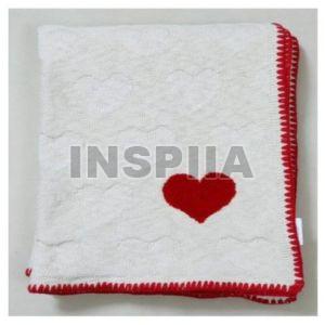 Oekotex Certified / Organic Knitted Cotton Valentines Throws