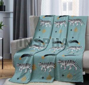 Certified Knitted Cotton Teenage Blankets