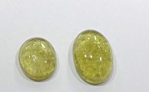 Gemstone Lybian Desert Glass Smooth Cabochons
