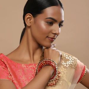 NAVRATAN & PEARL MEENAKARI BANGLE