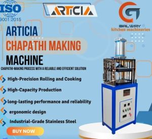 ARTICIA Semi Automatic Chapati Pressing Machine