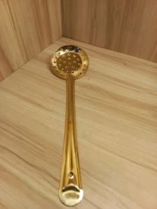 1.3 Feet Brass Jali Ladle