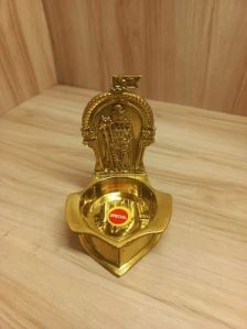 5 Inch Brass Murugan Diya