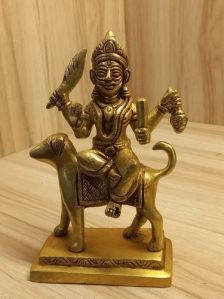 Brass Lord Bhairav Statue