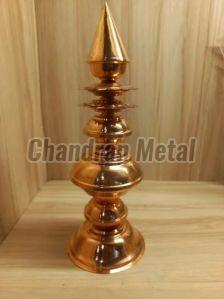 2 Feet Copper Gopura Kalasam