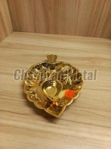 2 mm Brass Thali Kumkum Plate