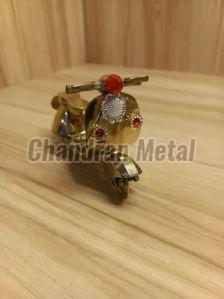 Decorative Brass Mini Scooter Showpiece