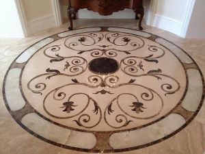 Marble Inlay Flooring