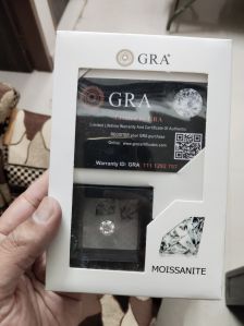 White Moissanite Diamond