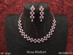 NS-10320-172 American Diamond Necklace Set