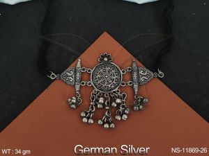 NS-11869-26 German Silver Necklace Set