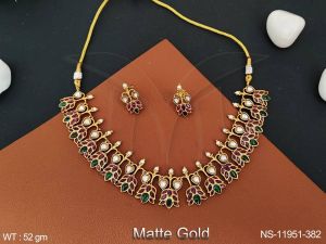 NS-11951-382 Kemp Stone Necklace Set