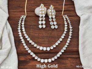 NS-13090-402 American Diamond Necklace Set