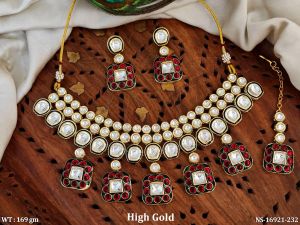 NS-16921-232 Kundan Necklace Set