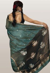 Jay Shree  Tissue Linen Silk Saree