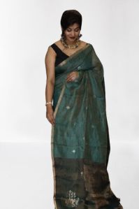 Jay Shree  Tissue Linen Silk Saree