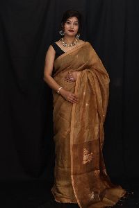 Linen Silk Saree