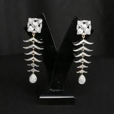 Ladies Fancy Diamond Earrings