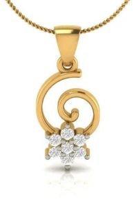 Ladies Flower Diamond Pendant