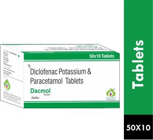 Diclofenac 50mg and Paracetamol 325mg Tablet