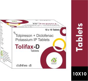 Tolperisone 150mg & Diclofenac 50mg Tablet