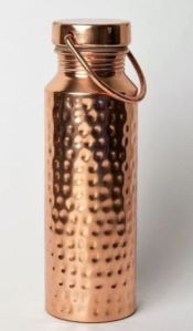 1000 ml Hammered Copper Water Bottle