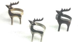 Aluminium Deer Napkin Ring