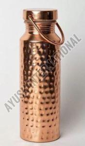 1000 ml Hammered Copper Water Bottle
