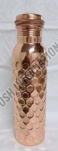 900 Ml Hammered Copper Water Bottle