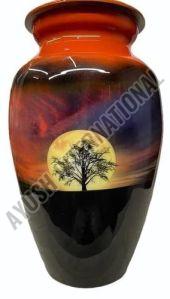 AIAL.URN24-2509 Printed Aluminum Urn