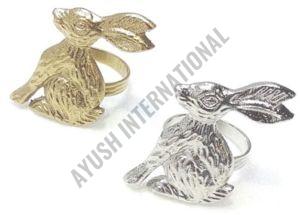 Aluminium Rabbit Napkin Ring