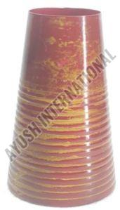 Color Coated Decorative Iron Flower Vase