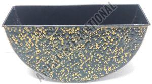 D Shape Green Iron Indoor Hanging Planter