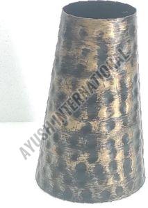 Iron Hammered Style Flower Vase